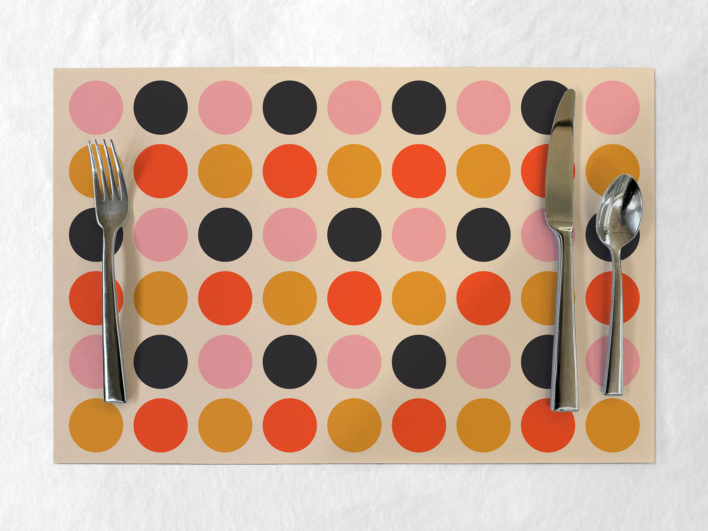 Autumn Polka Dots