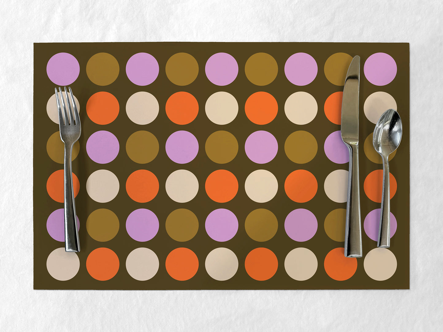 Autumn Polka Dots