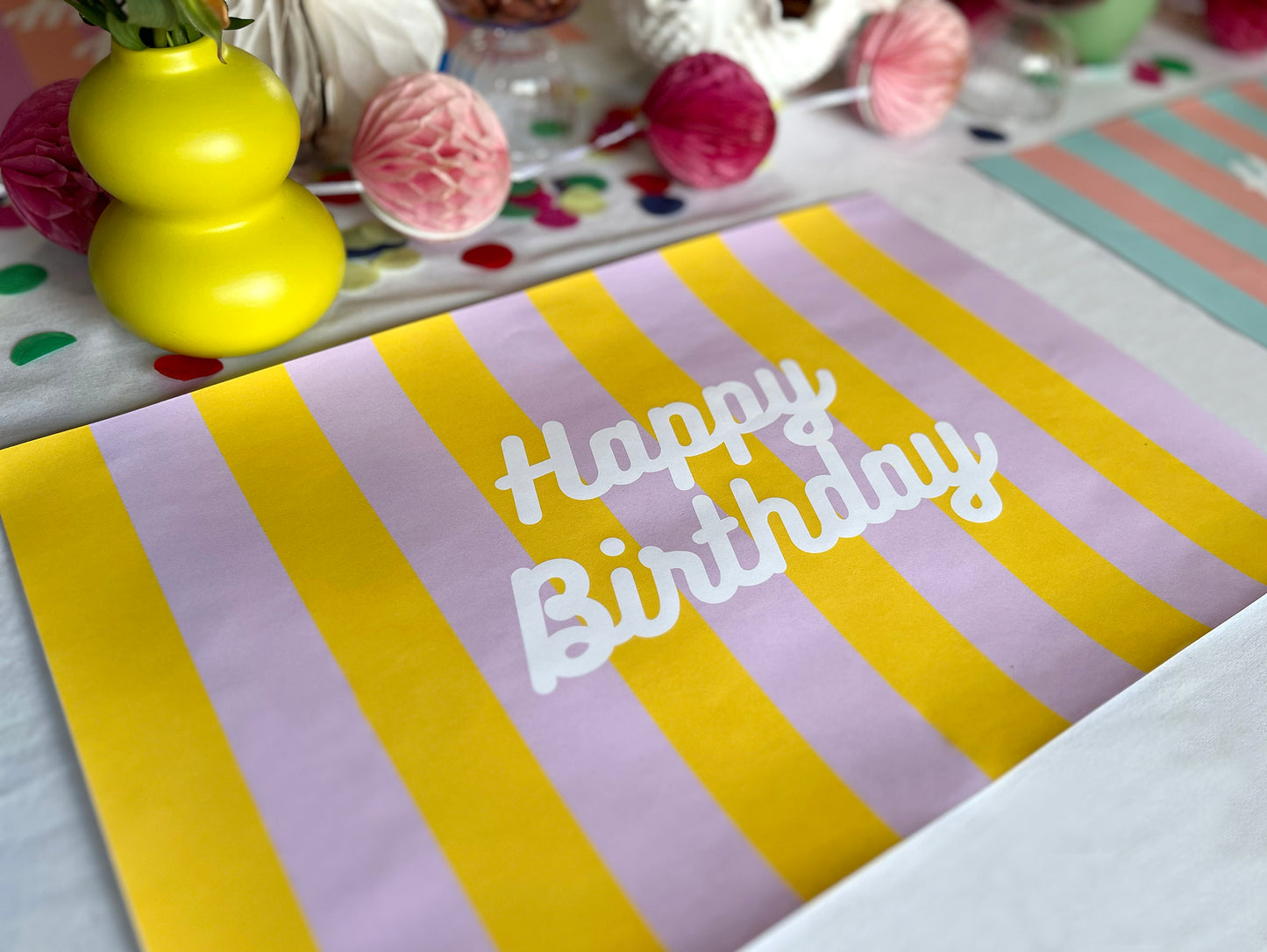 Birthday Stripes