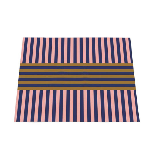 Signature Stripes Tablecloth: Pink, Blue