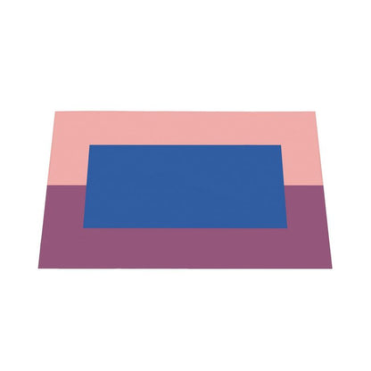 Color Block Tablecloth: Blue, Pink, Fuchsia