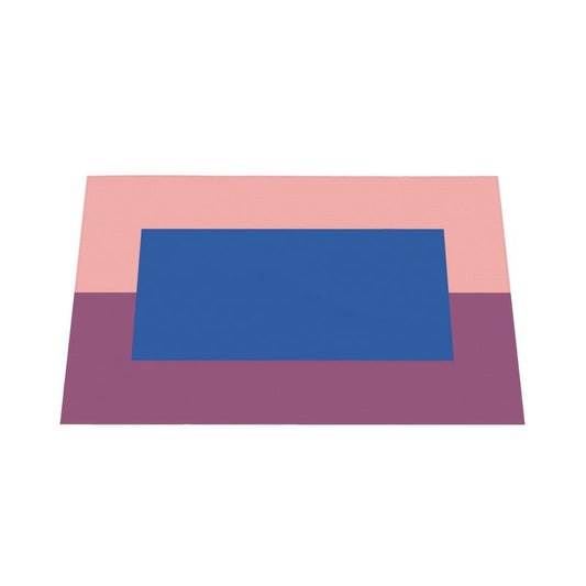 Color Block Tablecloth: Blue, Pink, Fuchsia