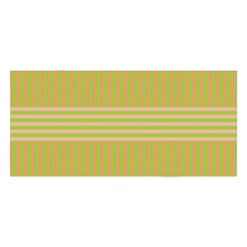 Signature Stripes Tablecloth: Lime, Pink
