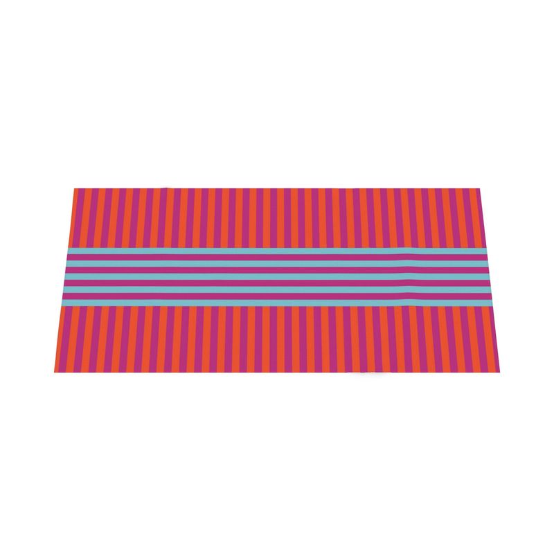 Signature Stripes Tablecloth: Blue, Red