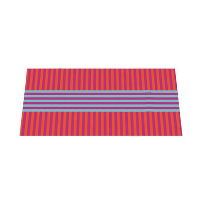 Signature Stripes Tablecloth: Blue, Red