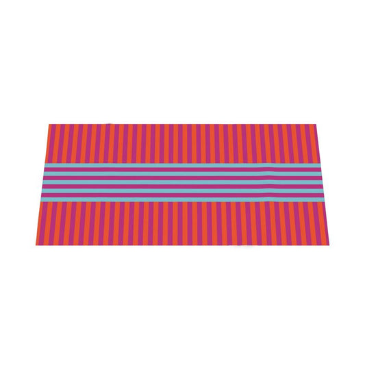 Signature Stripes Tablecloth: Blue, Red