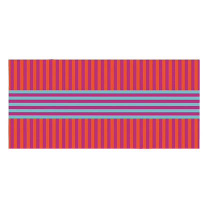 Signature Stripes Tablecloth: Blue, Red