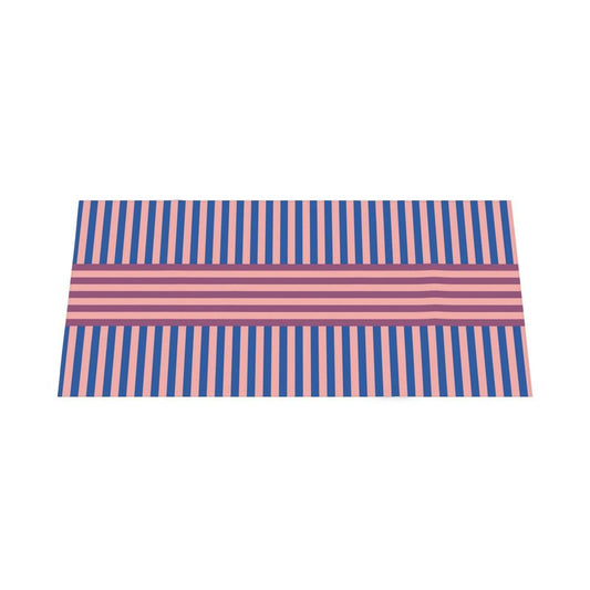 Signature Stripes Tablecloth: Blue, Pink, Blush