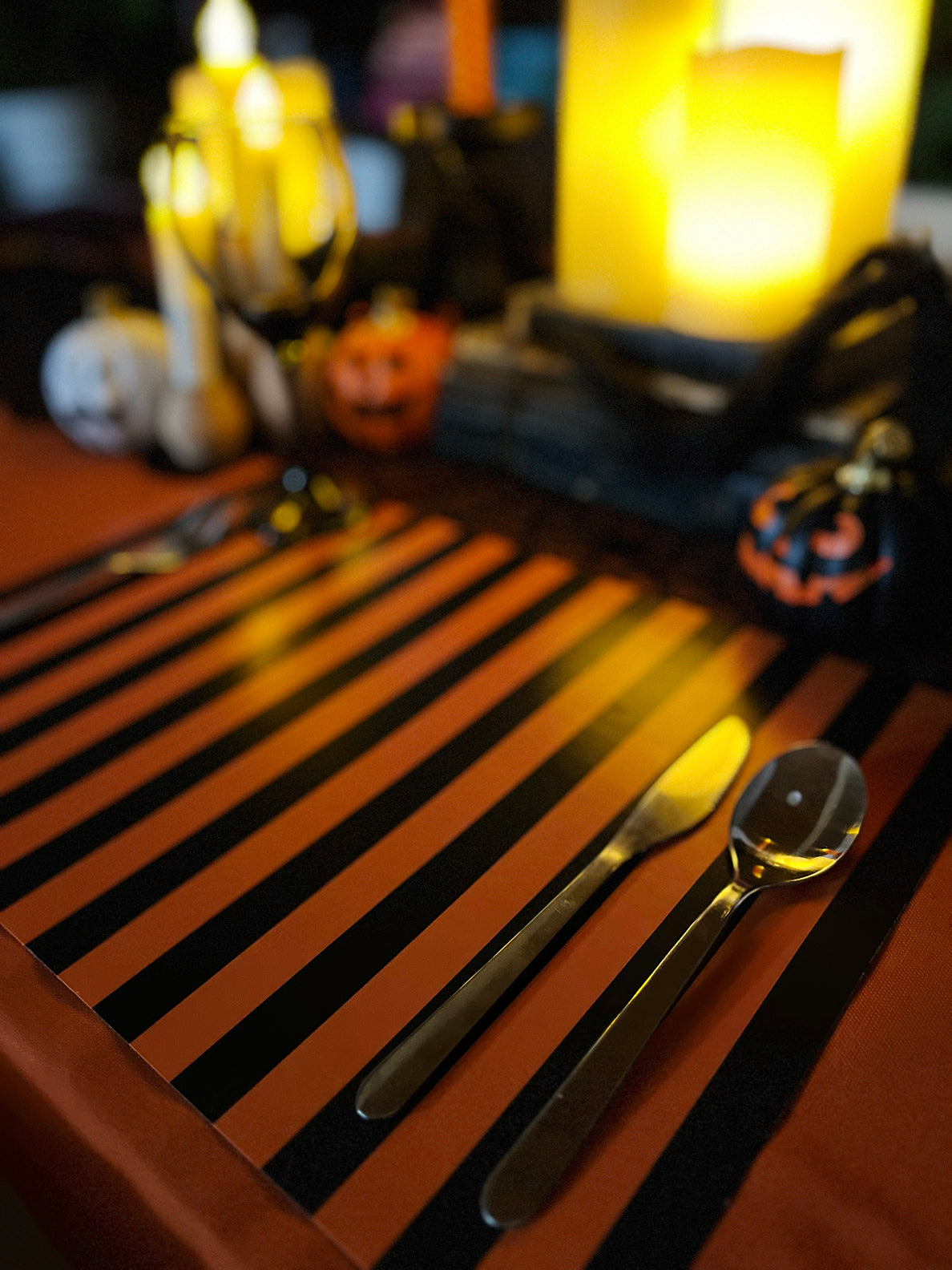 Halloween Stripes