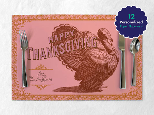 Personalized Happy Thanksgiving with Love